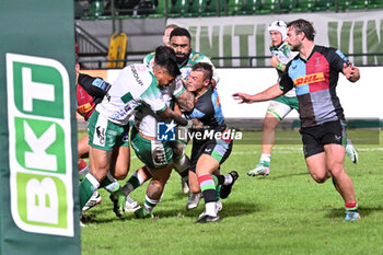 2024-09-13 - Actions of the game and players' images during the match between Benetton Rugby and Harlequins FC at Monigo Stadium, Treviso  13 September 2024 - BENETTON RUGBY VS HARLEQUINS FC - TEST MATCH - RUGBY