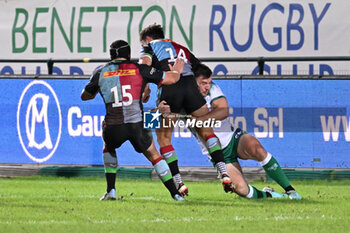 2024-09-13 - Actions of the game and players' images during the match between Benetton Rugby and Harlequins FC at Monigo Stadium, Treviso  13 September 2024 - BENETTON RUGBY VS HARLEQUINS FC - TEST MATCH - RUGBY