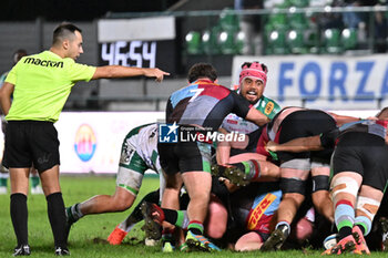 2024-09-13 - Actions of the game and players' images during the match between Benetton Rugby and Harlequins FC at Monigo Stadium, Treviso  13 September 2024 - BENETTON RUGBY VS HARLEQUINS FC - TEST MATCH - RUGBY