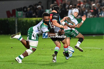 2024-09-13 - Actions of the game and players' images during the match between Benetton Rugby and Harlequins FC at Monigo Stadium, Treviso  13 September 2024 - BENETTON RUGBY VS HARLEQUINS FC - TEST MATCH - RUGBY