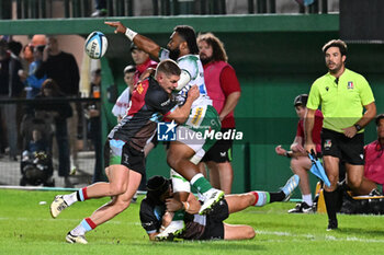 2024-09-13 - Actions of the game and players' images during the match between Benetton Rugby and Harlequins FC at Monigo Stadium, Treviso  13 September 2024 - BENETTON RUGBY VS HARLEQUINS FC - TEST MATCH - RUGBY