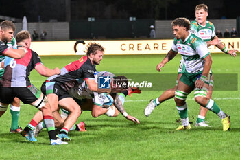 2024-09-13 - Actions of the game and players' images during the match between Benetton Rugby and Harlequins FC at Monigo Stadium, Treviso  13 September 2024 - BENETTON RUGBY VS HARLEQUINS FC - TEST MATCH - RUGBY