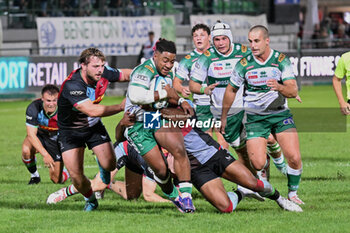 2024-09-13 - Actions of the game and players' images during the match between Benetton Rugby and Harlequins FC at Monigo Stadium, Treviso  13 September 2024 - BENETTON RUGBY VS HARLEQUINS FC - TEST MATCH - RUGBY