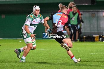 2024-09-13 - Actions of the game and players' images during the match between Benetton Rugby and Harlequins FC at Monigo Stadium, Treviso  13 September 2024 - BENETTON RUGBY VS HARLEQUINS FC - TEST MATCH - RUGBY