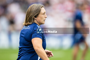 2024-09-07 - Head Coach Gaelle Mignot of France during the Rugby International match between England Women and France Women at the Kingsholm Stadium, Gloucester, United Kingdom on 7 September 2024. Photo Simon King /ProSportsImages / DPPI - RUGBY - TEST MATCH - ENGLAND V FRANCE WOMEN - TEST MATCH - RUGBY