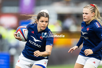 2024-09-07 - Cyrielle Banet of France during the Rugby International match between England Women and France Women at the Kingsholm Stadium, Gloucester, United Kingdom on 7 September 2024. Photo Simon King /ProSportsImages / DPPI - RUGBY - TEST MATCH - ENGLAND V FRANCE WOMEN - TEST MATCH - RUGBY