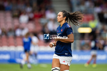 2024-09-07 - Manae Feleu of France during the Rugby International match between England Women and France Women at the Kingsholm Stadium, Gloucester, United Kingdom on 7 September 2024. Photo Simon King /ProSportsImages / DPPI - RUGBY - TEST MATCH - ENGLAND V FRANCE WOMEN - TEST MATCH - RUGBY