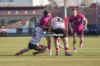 2024-01-27 - Carlo Canna (FFOO Rugby) - G.S. FIAMME ORO RUGBY ROMA VS RUGBY VICENZA - ITALIAN SERIE A ELITE - RUGBY