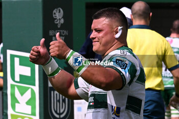 2024-06-01 - Thomas Gallo ( Benetton Rugby )during the URC game between BENETTON RUGBY and Edinburgh Rugby at Monigo Stadium, Italy on June 1, 2024 - BENETTON RUGBY VS EDINBURGH RUGBY - UNITED RUGBY CHAMPIONSHIP - RUGBY