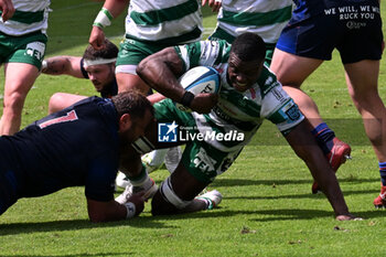 2024-06-01 - Alessandro Izekor ( Benetton Rugby ) during the URC game between BENETTON RUGBY and Edinburgh Rugby at Monigo Stadium, Italy on June 1, 2024 - BENETTON RUGBY VS EDINBURGH RUGBY - UNITED RUGBY CHAMPIONSHIP - RUGBY