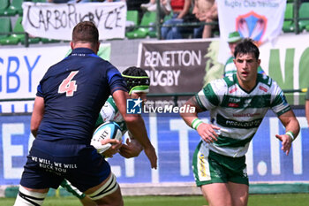 2024-06-01 - Images of the URC game between BENETTON RUGBY and Edinburgh Rugby at Monigo Stadium, Italy on June 1, 2024 - BENETTON RUGBY VS EDINBURGH RUGBY - UNITED RUGBY CHAMPIONSHIP - RUGBY