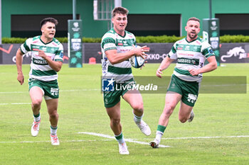 2024-04-20 - Actions game and players' images between BENETTON RUGBY vs DRAGONS in the RUGBY - UNITED RUGBY CHAMPIONSHIP at Stadio Monigo Treviso, Italy on April 20, 2024. - BENETTON RUGBY VS DRAGONS - UNITED RUGBY CHAMPIONSHIP - RUGBY