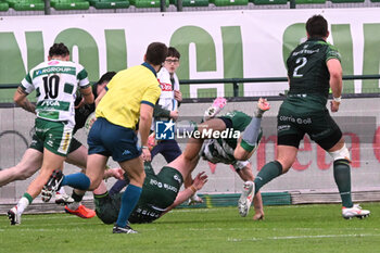 30/03/2024 - Actions of the game and players' images during Round 13 of RUGBY - UNITED RUGBY CHAMPIONSHIP game between BENETTON RUGBY and CONNACHT at Monigo Stadium, Italy on   March 30, 2024 - BENETTON RUGBY VS CONNACHT RUGBY - UNITED RUGBY CHAMPIONSHIP - RUGBY