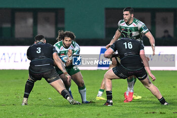 2024-03-02 - Tiziano Pasquali ( Benetton Rugby ) during the match between Benetton Rugby and Glasgow Warriors, 11° Round URC 2023/2024 at Stadio Monigo (TV ), on 2 March, 2024. - BENETTON RUGBY VS GLASGOW WARRIORS - UNITED RUGBY CHAMPIONSHIP - RUGBY