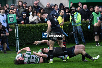 2024-03-02 - Giovanni Pettinelli ( Benetton Rugby ) during the match between Benetton Rugby and Glasgow Warriors, 11° Round URC 2023/2024 at Stadio Monigo (TV ), on 2 March, 2024. - BENETTON RUGBY VS GLASGOW WARRIORS - UNITED RUGBY CHAMPIONSHIP - RUGBY