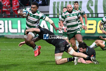 2024-03-02 - Onisi Ratave ( Benetton Rugby ) during the match between Benetton Rugby and Glasgow Warriors, 11° Round URC 2023/2024 at Stadio Monigo (TV ), on 2 March, 2024. - BENETTON RUGBY VS GLASGOW WARRIORS - UNITED RUGBY CHAMPIONSHIP - RUGBY