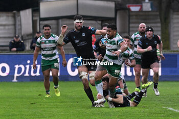 2024-03-02 - Malakai Fekitoa ( Benetton Rugby ) during the match between Benetton Rugby and Glasgow Warriors, 11° Round URC 2023/2024 at Stadio Monigo (TV ), on 2 March, 2024. - BENETTON RUGBY VS GLASGOW WARRIORS - UNITED RUGBY CHAMPIONSHIP - RUGBY
