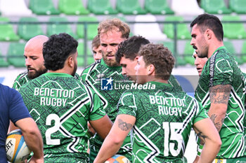 2024-10-05 - Actions of the game and players' images during the match between Benetton Rugby vs Leinster Rugby match at Monigo Stadium - October 5, 2024, during the United Rugby Championship 2024/2025 - BENETTON RUGBY VS LEINSTER RUGBY - UNITED RUGBY CHAMPIONSHIP - RUGBY