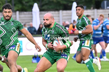 2024-10-05 - Actions of the game and players' images during the match between Benetton Rugby vs Leinster Rugby match at Monigo Stadium - October 5, 2024, during the United Rugby Championship 2024/2025 - BENETTON RUGBY VS LEINSTER RUGBY - UNITED RUGBY CHAMPIONSHIP - RUGBY