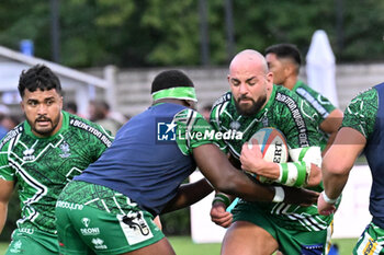 2024-10-05 - Actions of the game and players' images during the match between Benetton Rugby vs Leinster Rugby match at Monigo Stadium - October 5, 2024, during the United Rugby Championship 2024/2025 - BENETTON RUGBY VS LEINSTER RUGBY - UNITED RUGBY CHAMPIONSHIP - RUGBY