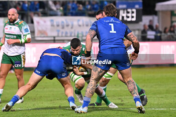 2024-10-05 - Actions of the game and players' images during the match between Benetton Rugby vs Leinster Rugby match at Monigo Stadium - October 5, 2024, during the United Rugby Championship 2024/2025 - BENETTON RUGBY VS LEINSTER RUGBY - UNITED RUGBY CHAMPIONSHIP - RUGBY