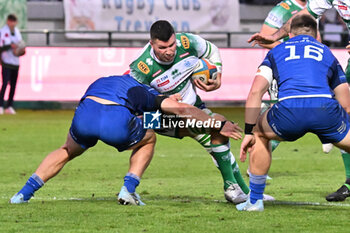 2024-10-05 - Actions of the game and players' images during the match between Benetton Rugby vs Leinster Rugby match at Monigo Stadium - October 5, 2024, during the United Rugby Championship 2024/2025 - BENETTON RUGBY VS LEINSTER RUGBY - UNITED RUGBY CHAMPIONSHIP - RUGBY