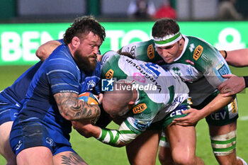 2024-10-05 - Actions of the game and players' images during the match between Benetton Rugby vs Leinster Rugby match at Monigo Stadium - October 5, 2024, during the United Rugby Championship 2024/2025 - BENETTON RUGBY VS LEINSTER RUGBY - UNITED RUGBY CHAMPIONSHIP - RUGBY