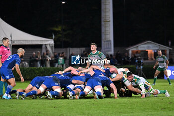 2024-10-05 - Actions of the game and players' images during the match between Benetton Rugby vs Leinster Rugby match at Monigo Stadium - October 5, 2024, during the United Rugby Championship 2024/2025 - BENETTON RUGBY VS LEINSTER RUGBY - UNITED RUGBY CHAMPIONSHIP - RUGBY