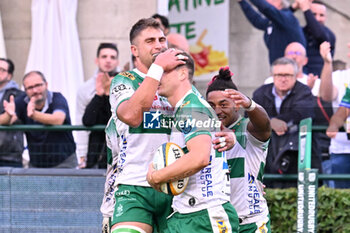 2024-10-12 - Actions of the game and players' images during the match between Benetton Rugby vs Hollywoodbets Sharks match at Monigo Stadium - October 12, 2024, during the United Rugby Championship 2024/2025 - BENETTON RUGBY VS HOLLYWOODBETS SHARKS - UNITED RUGBY CHAMPIONSHIP - RUGBY