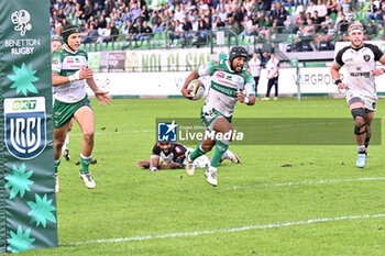 2024-10-12 - Rhino Smith ( Benetton Rugby ) during the match between Benetton Rugby vs Hollywoodbets Sharks match at Monigo Stadium - October 12, 2024, during the United Rugby Championship 2024/2025 - BENETTON RUGBY VS HOLLYWOODBETS SHARKS - UNITED RUGBY CHAMPIONSHIP - RUGBY