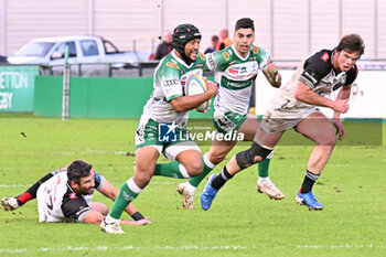 2024-10-12 - Rhino Smith ( Benetton Rugby ) during the match between Benetton Rugby vs Hollywoodbets Sharks match at Monigo Stadium - October 12, 2024, during the United Rugby Championship 2024/2025 - BENETTON RUGBY VS HOLLYWOODBETS SHARKS - UNITED RUGBY CHAMPIONSHIP - RUGBY