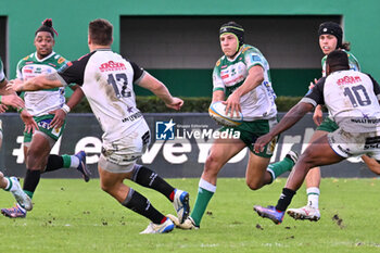 2024-10-12 - Actions of the game and players' images during the match between Benetton Rugby vs Hollywoodbets Sharks match at Monigo Stadium - October 12, 2024, during the United Rugby Championship 2024/2025 - BENETTON RUGBY VS HOLLYWOODBETS SHARKS - UNITED RUGBY CHAMPIONSHIP - RUGBY