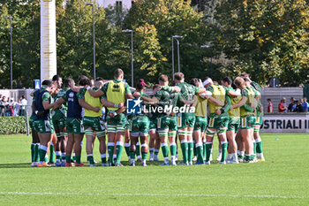 2024-10-12 - Actions of the game and players' images during the match between Benetton Rugby vs Hollywoodbets Sharks match at Monigo Stadium - October 12, 2024, during the United Rugby Championship 2024/2025 - BENETTON RUGBY VS HOLLYWOODBETS SHARKS - UNITED RUGBY CHAMPIONSHIP - RUGBY