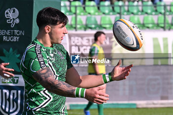 2024-10-12 - Tommaso Menoncello ( Benetton Rugby ) during the match between Benetton Rugby vs Hollywoodbets Sharks match at Monigo Stadium - October 12, 2024, during the United Rugby Championship 2024/2025 - BENETTON RUGBY VS HOLLYWOODBETS SHARKS - UNITED RUGBY CHAMPIONSHIP - RUGBY