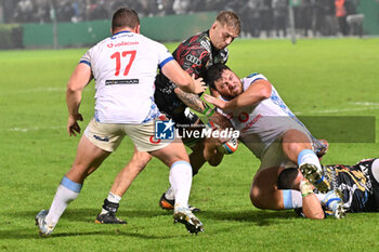 2024-10-25 - Actions of the game and players' images during the match between Benetton Rugby vs Vodacom Bulls match at Monigo Stadium - October 25, 2024, during the United Rugby Championship 2024/2025 - BENETTON RUGBY VS VODACOM BULLS - UNITED RUGBY CHAMPIONSHIP - RUGBY