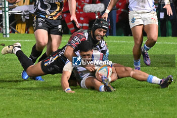 2024-10-25 - Actions of the game and players' images during the match between Benetton Rugby vs Vodacom Bulls match at Monigo Stadium - October 25, 2024, during the United Rugby Championship 2024/2025 - BENETTON RUGBY VS VODACOM BULLS - UNITED RUGBY CHAMPIONSHIP - RUGBY