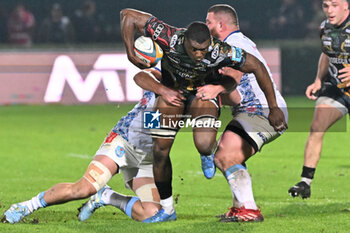 2024-10-25 - Alessandro Izekor ( Benetton Rugby ) during the match between Benetton Rugby vs Vodacom Bulls match at Monigo Stadium - October 25, 2024, during the United Rugby Championship 2024/2025 - BENETTON RUGBY VS VODACOM BULLS - UNITED RUGBY CHAMPIONSHIP - RUGBY