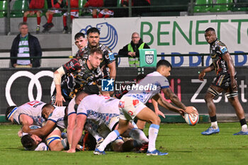 2024-10-25 - Actions of the game and players' images during the match between Benetton Rugby vs Vodacom Bulls match at Monigo Stadium - October 25, 2024, during the United Rugby Championship 2024/2025 - BENETTON RUGBY VS VODACOM BULLS - UNITED RUGBY CHAMPIONSHIP - RUGBY