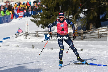 2024-01-19 - Lisa Vitozzi (ITA) in action on Huber Alm climb - IBU BIATHLON WORLD CUP 2024 - WOMEN'S 12.5KM SHORT INDIVIDUAL - BIATHLON - WINTER SPORTS