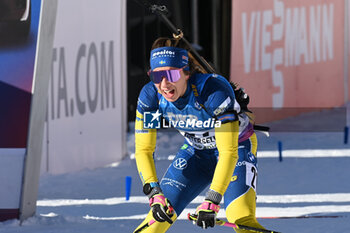 2024-01-19 - MAGNUSSON Anna (SWE) tired at finish line - IBU BIATHLON WORLD CUP 2024 - WOMEN'S 12.5KM SHORT INDIVIDUAL - BIATHLON - WINTER SPORTS