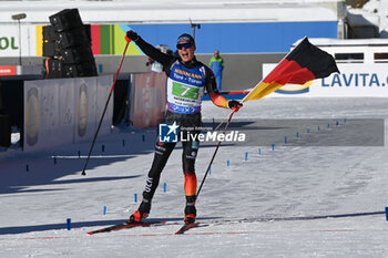 2024-01-20 - Team Germany win the race with Justus Strelow and Vanessa Voigt - IBU BIATHLON WORLD CUP 2024 - SINGLE MIXED RELAY (W+M) - BIATHLON - WINTER SPORTS