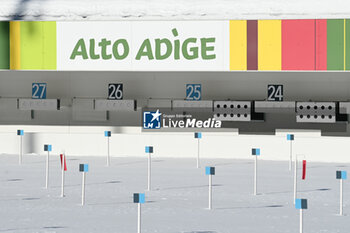 2024-01-20 - Shooting range insede Antholz Biathlon Stadium - IBU BIATHLON WORLD CUP 2024 - SINGLE MIXED RELAY (W+M) - BIATHLON - WINTER SPORTS