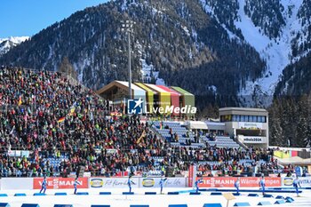2024-01-20 - A view of Antholz Biathlon Stadium (Italy) - IBU BIATHLON WORLD CUP 2024 - MIXED RELAY (W+M) - BIATHLON - WINTER SPORTS