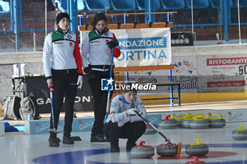 11/01/2024 - Cortina,(BL) Italy-Cortina Curling Cup,Race of Curling Teams,ITALY ,KOREA,TURCHIA,NORVEGIA,GERMANY,ESTONIA,GREAT BRITAIN,SUISSE,
Photo Zanettin Roberto - CORTINA CURLING CUP - WORLD CURLING TOUR - FREESTYLE - SPORT INVERNALI