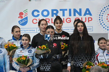 11/01/2024 - Cortina,(BL) Italy-Cortina Curling Cup,Race of Curling Teams,ITALY ,KOREA,TURCHIA,NORVEGIA,GERMANY,ESTONIA,GREAT BRITAIN,SUISSE,
Photo Zanettin Roberto - CORTINA CURLING CUP - WORLD CURLING TOUR - FREESTYLE - SPORT INVERNALI