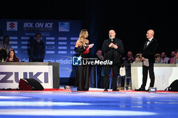 2024-01-06 - the president of the Emilia Romagna region Stefano Bonacini was guest of the event - 2024 BOL ON ICE - PLUSHENKO AND FRIENDS - ICE SKATING - WINTER SPORTS