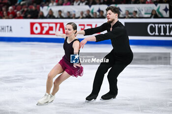 2024-03-21 - Ioulia Chtchetinina and Michal Wozniak (POL) 19th place, Pair Skating during the ISU World Figure Skating Championships on March 21, 2024 at Bell Centre in Montreal, Canada - SKATING - WORLD FIGURE SKATING CHAMPIONSHIPS 2024 - ICE SKATING - WINTER SPORTS