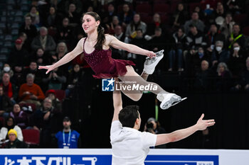 2024-03-21 - Valentina Plazas and Maximiliano Fernandez (USA) 13th place, Pair Skating during the ISU World Figure Skating Championships on March 21, 2024 at Bell Centre in Montreal, Canada - SKATING - WORLD FIGURE SKATING CHAMPIONSHIPS 2024 - ICE SKATING - WINTER SPORTS