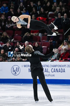 2024-03-21 - Sofiia Holichenko and Artem Darenskyi (UKR) 17th place, Pair Skating during the ISU World Figure Skating Championships on March 21, 2024 at Bell Centre in Montreal, Canada - SKATING - WORLD FIGURE SKATING CHAMPIONSHIPS 2024 - ICE SKATING - WINTER SPORTS