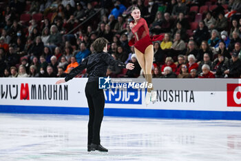 2024-03-21 - Kelly Ann Laurin and Loucas Ethier (CAN) 15th place, Pair Skating during the ISU World Figure Skating Championships on March 21, 2024 at Bell Centre in Montreal, Canada - SKATING - WORLD FIGURE SKATING CHAMPIONSHIPS 2024 - ICE SKATING - WINTER SPORTS